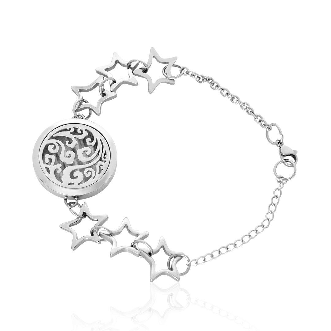 Stars and Swirls Bracelet FBR038SR-0