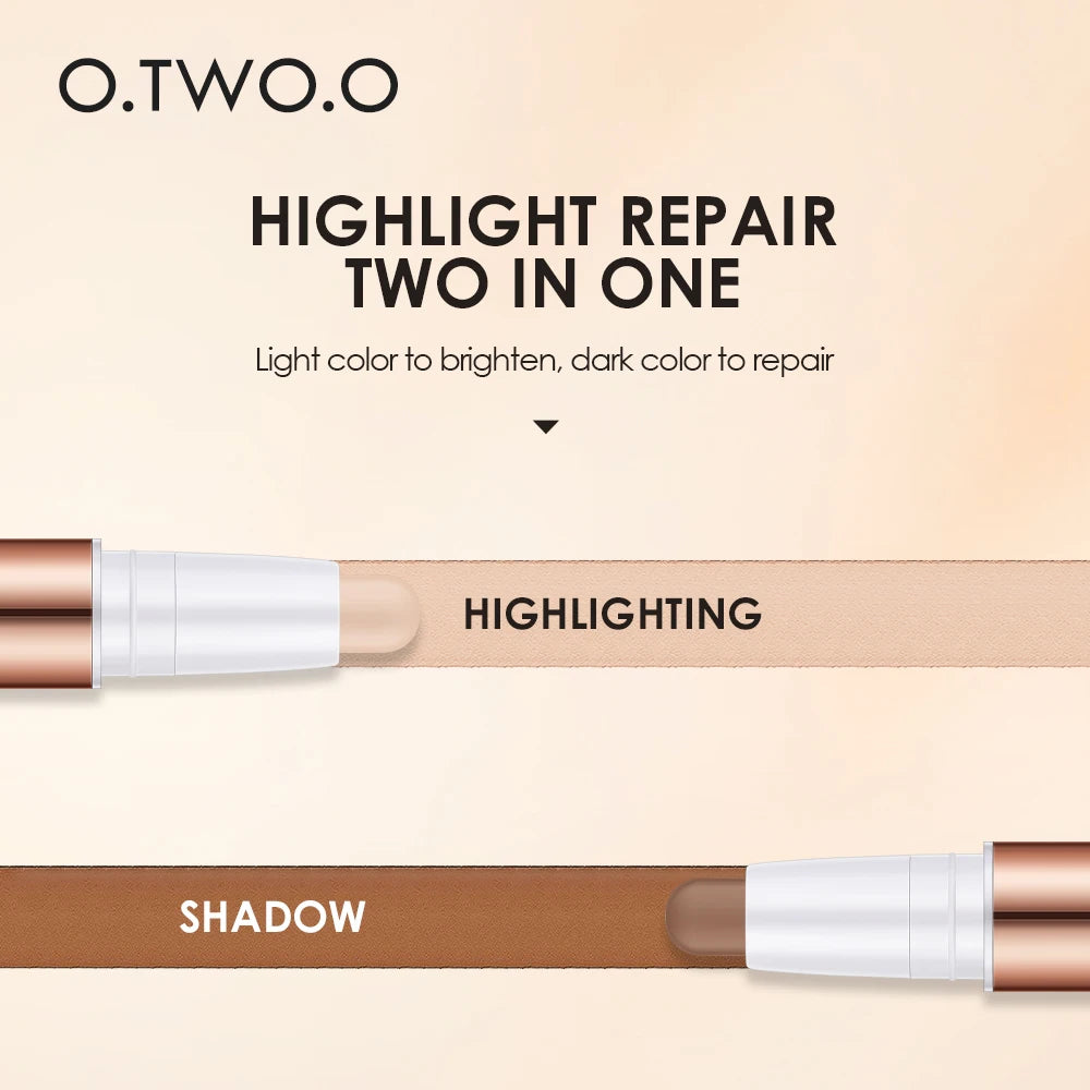 Bronzer & Highlighter Stick