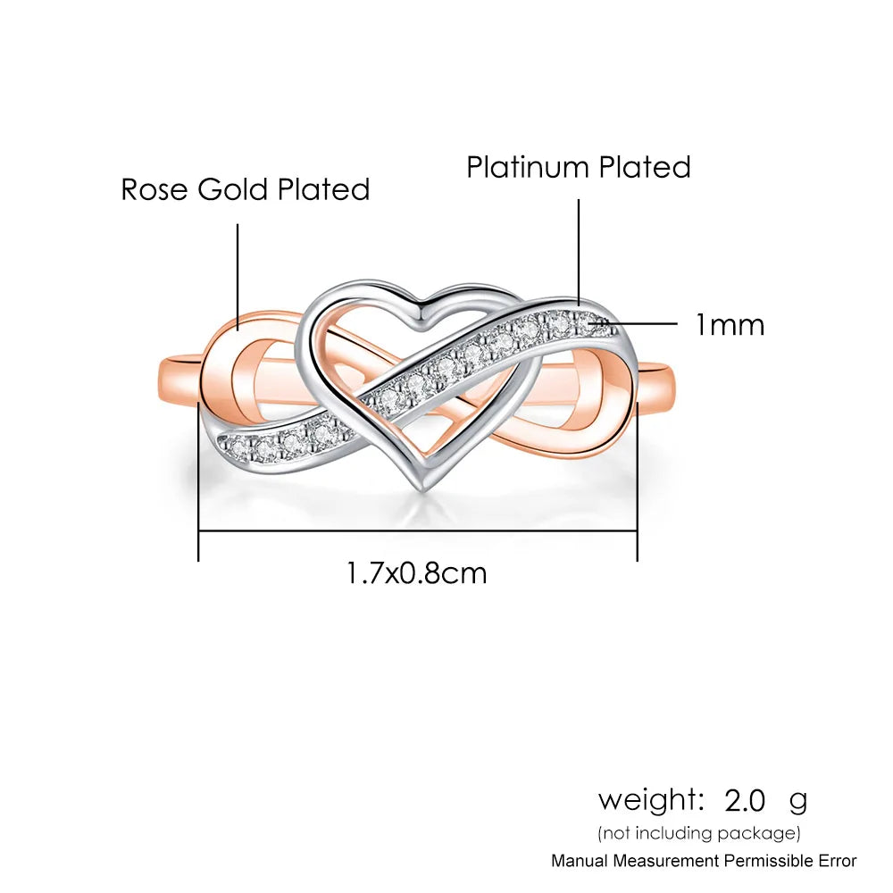 Infinity Love Ladies Ring