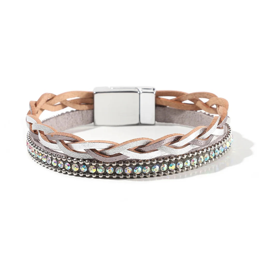 Genuine Leather Wrap Bracelet