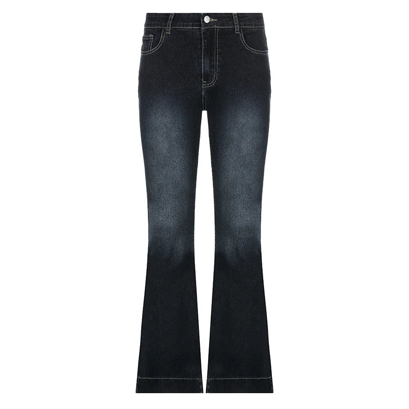 Flare Jeans Vintage Korean Style