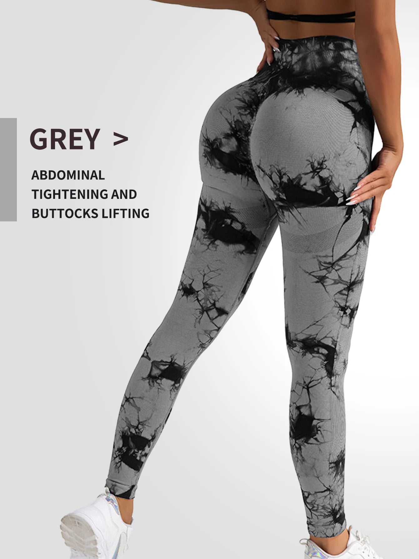 Seamless Tie Dye Yoga Leggings