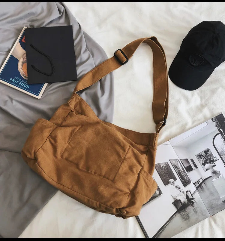 Large Capacity Canvas Messenger Bag