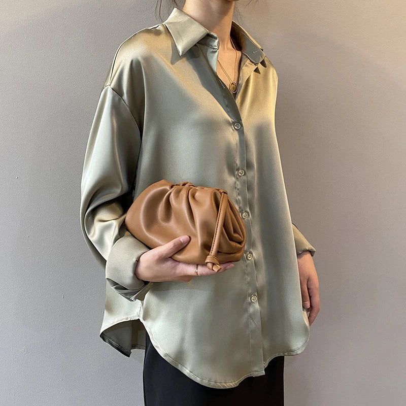 Vintage Satin Blouse