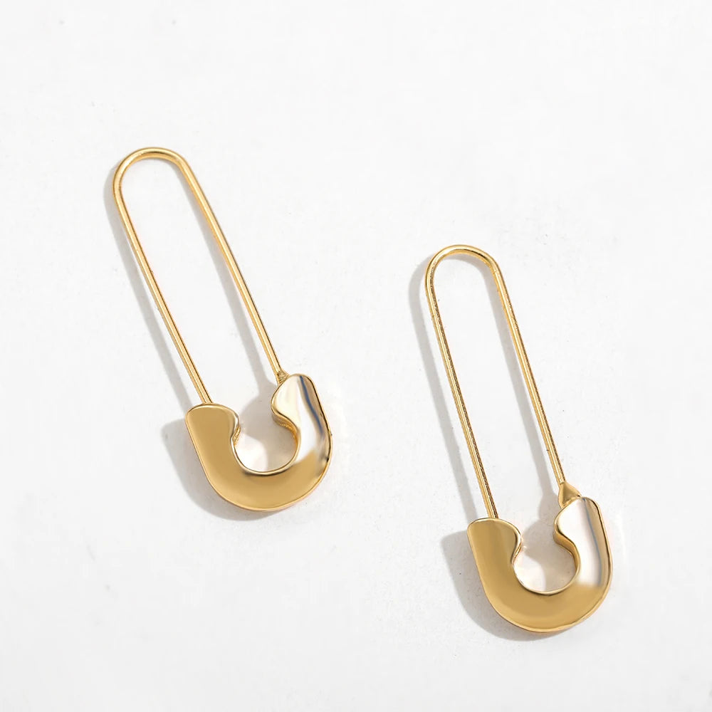 Paper Clip Pin Earrings