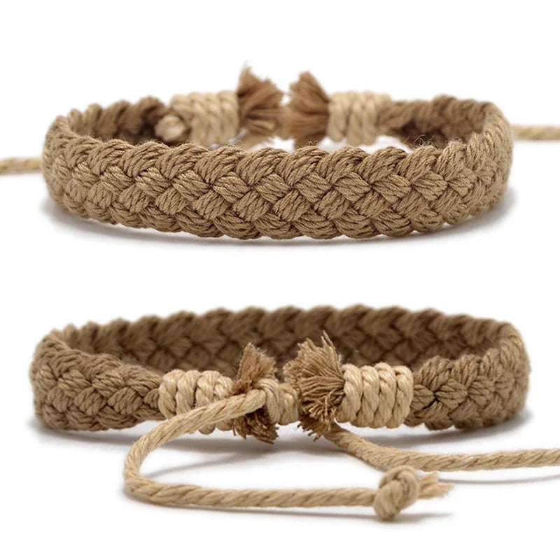 Handmade Vintage Cotton Rope Bracelet