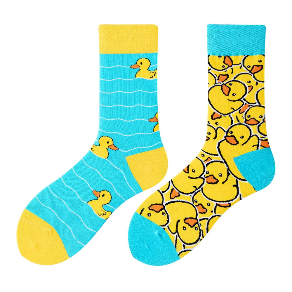 Cool Jacquard Cartoon Socks