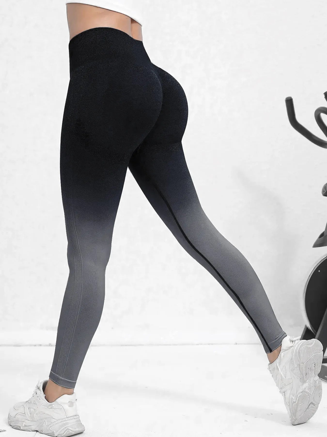 High Waist Gradient Leggings for Women