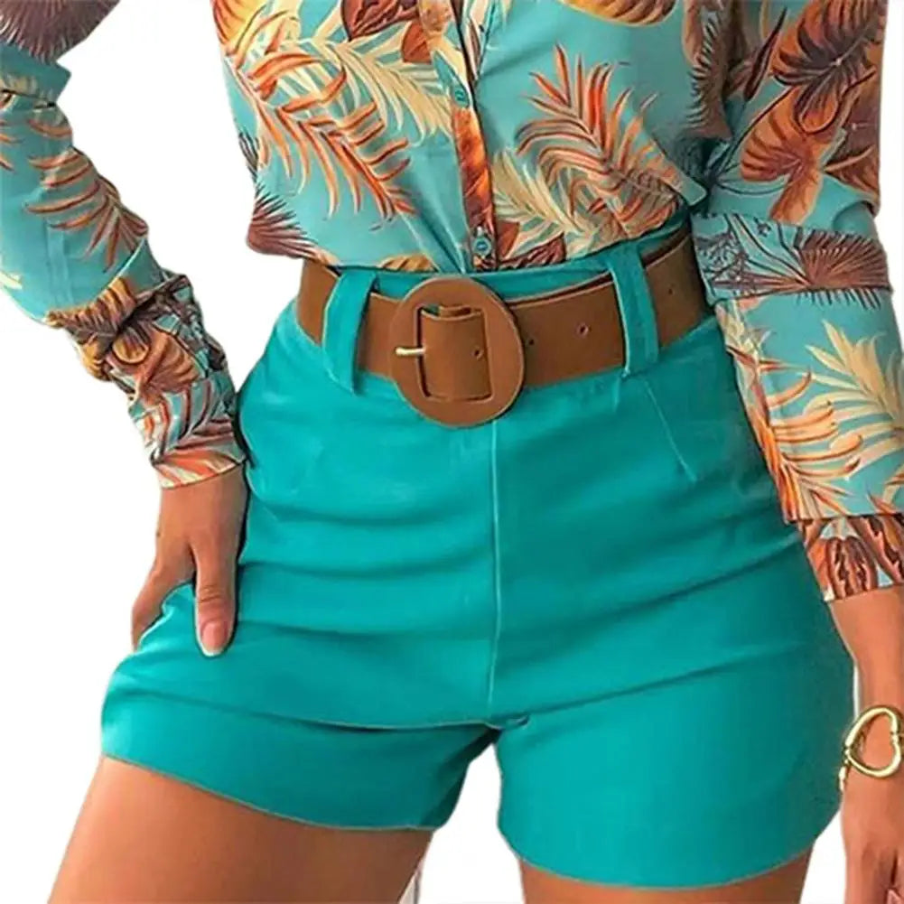 Chic Summer High Waist Office Shorts for Women