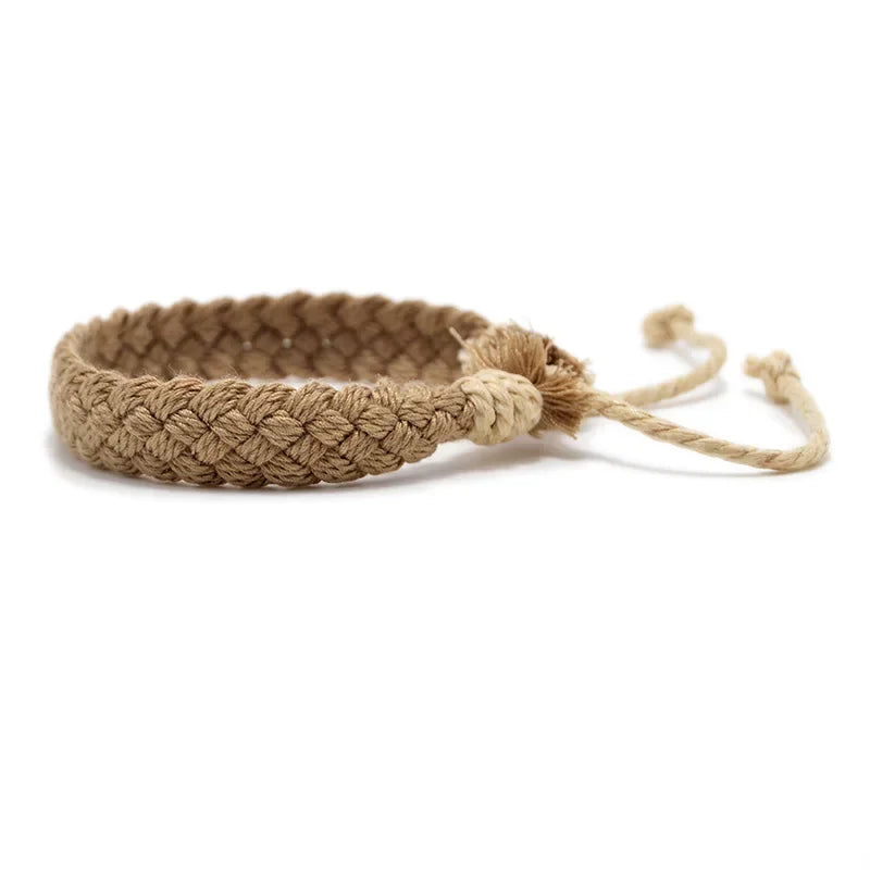 Handmade Vintage Cotton Rope Bracelet