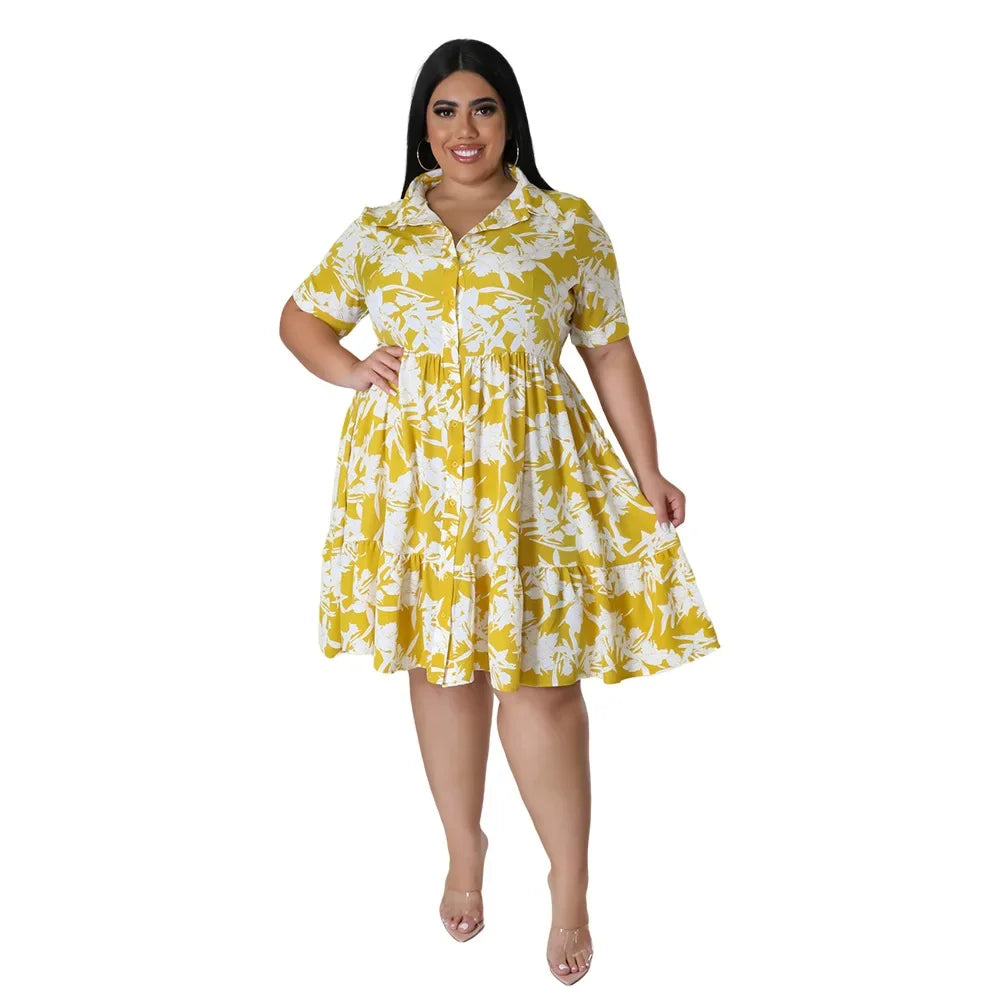 Floral Print Midi Dress