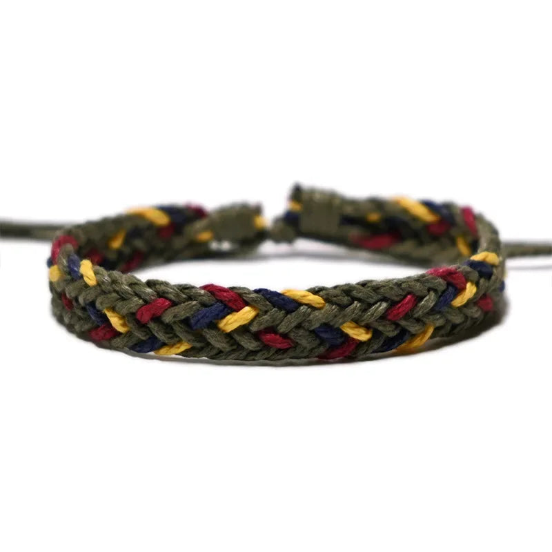 Handmade Vintage Cotton Rope Bracelet