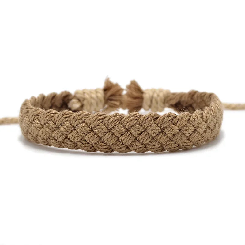 Handmade Vintage Cotton Rope Bracelet