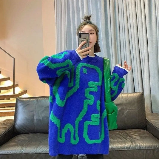 Casual Turtleneck Knitted Sweater