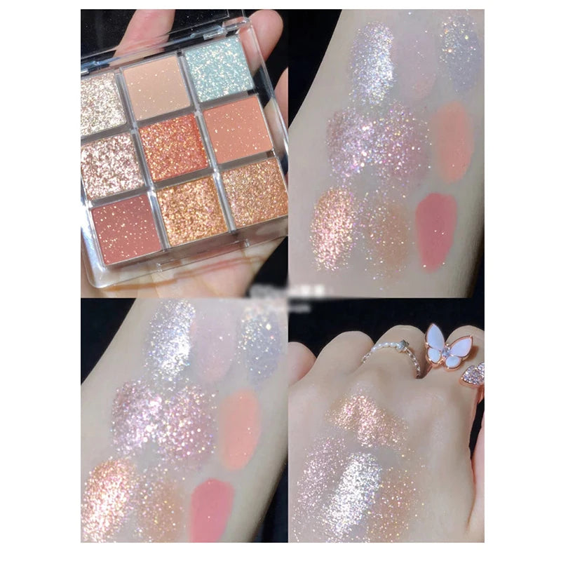 Rose Pink Color Eyeshadow Palette