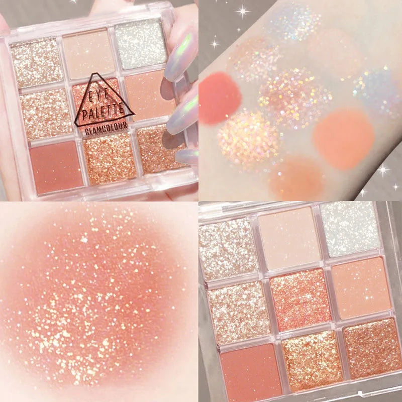 Rose Pink Color Eyeshadow Palette