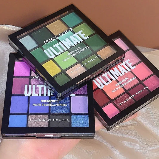 16 Color Pigmented Eye Shadow Palette