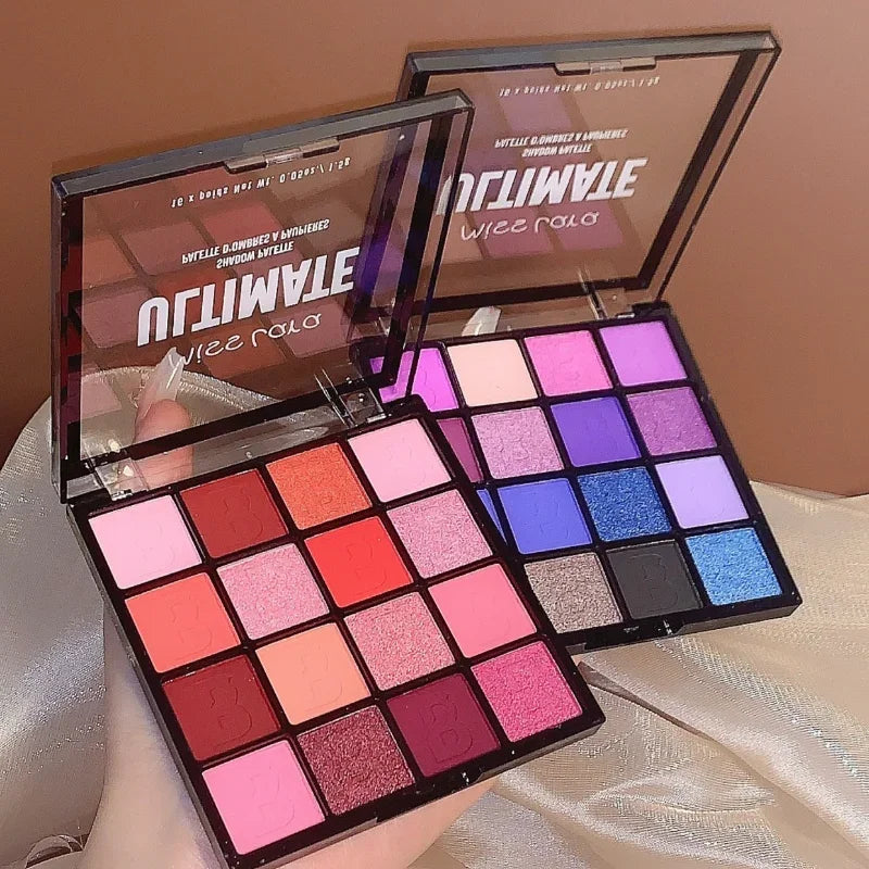16 Color Pigmented Eye Shadow Palette
