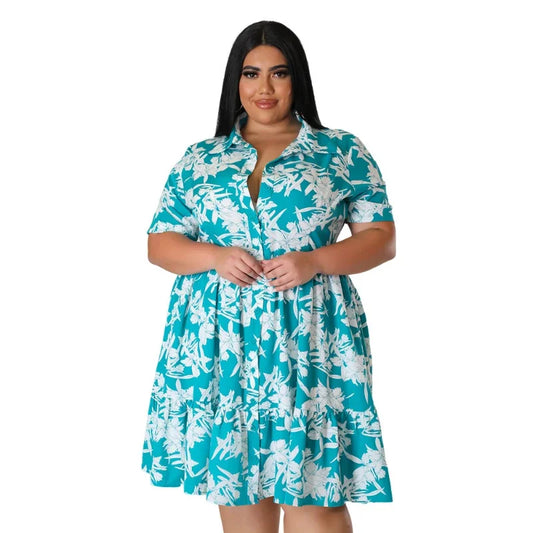 Floral Print Midi Dress