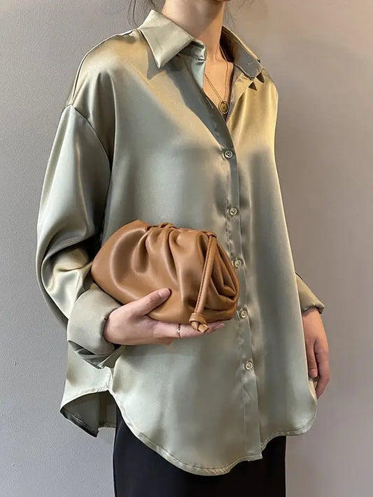 Vintage Satin Blouse