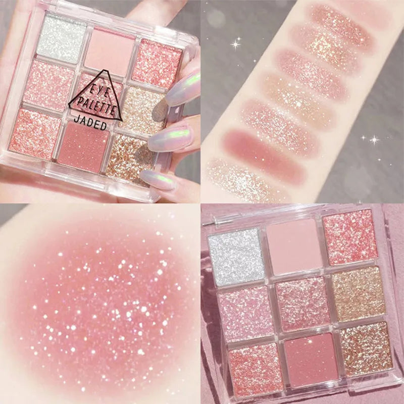 Rose Pink Color Eyeshadow Palette
