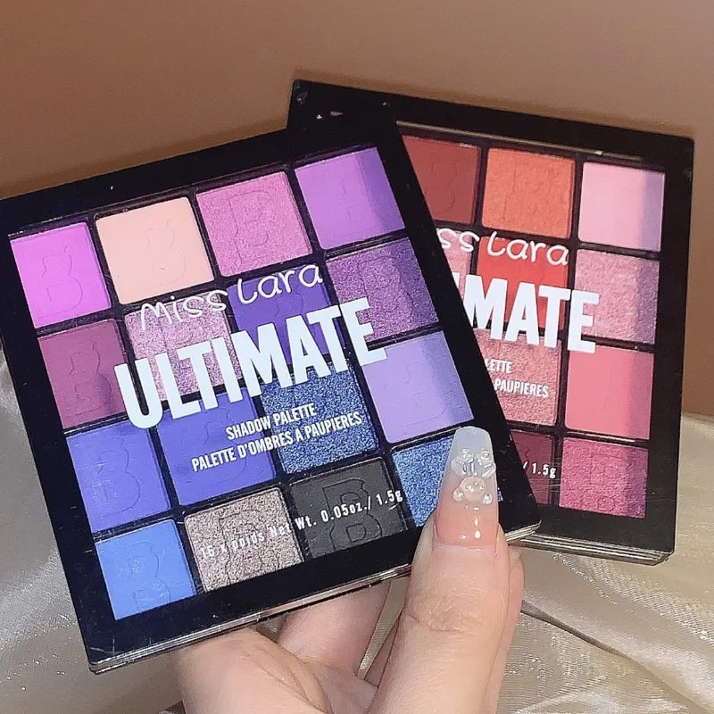 16 Color Pigmented Eye Shadow Palette
