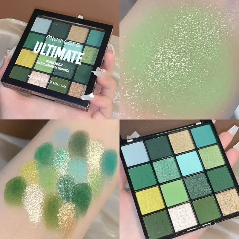 16 Color Pigmented Eye Shadow Palette